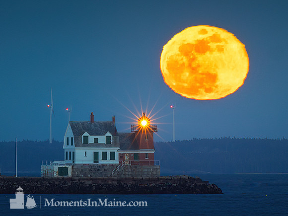 Breakwater Moonrise #DT-0084