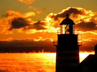 Sea Smoke at West Quoddy Head Light #BT-0007