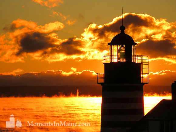 Sea Smoke at West Quoddy Head Light #BT-0007