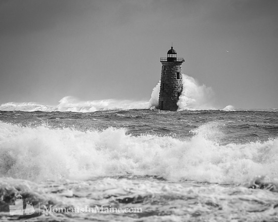 Ocean's Fury at Whaleback Lighthouse #DT-0099