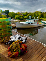 Camden Harbor Lobstering #DT-0081