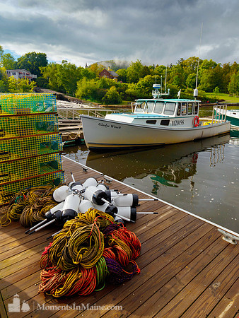 Camden Harbor Lobstering #DT-0081