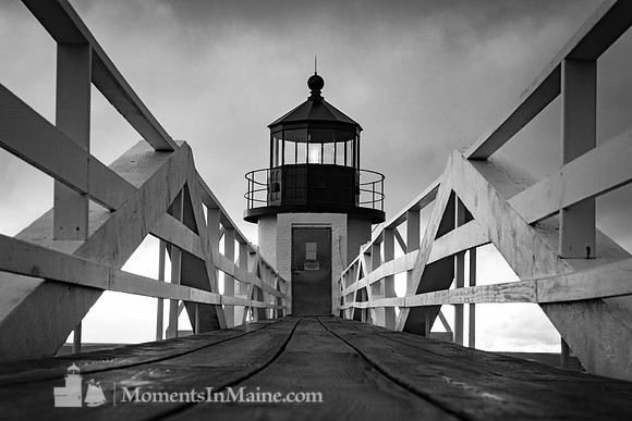 Marshall Point Lighthouse B&W III #DT-0214