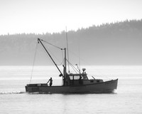 Lobster Boat B&W #DT-0213