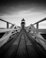 Marshall Point Sunset B&W #DT-0212