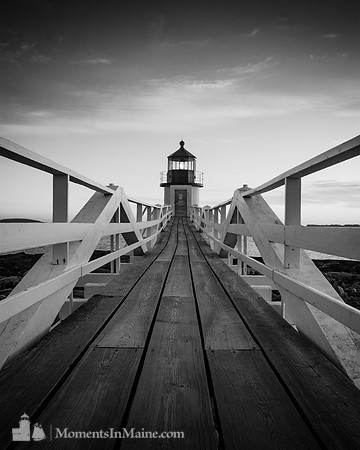 Marshall Point Sunset B&W #DT-0212