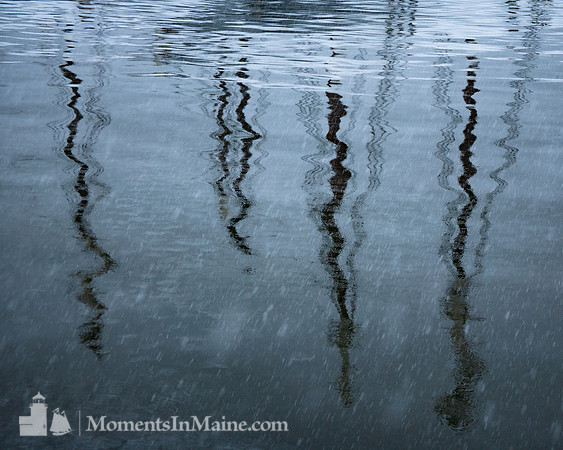 Snowstorm Schooner Reflections #DT-0129