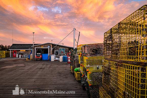 Owls Head Harbor Sunset #DT-0138