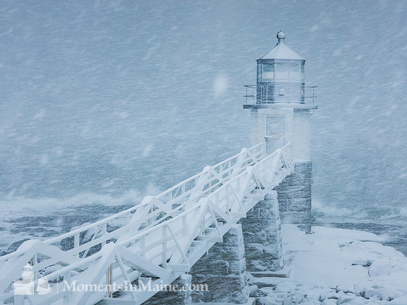 Whiteout at Marshall Point Light #DT-0182