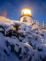 Winter Night at Owls Head #DT-0189