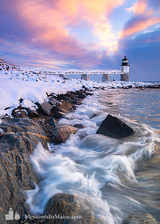 Incoming Tide at Marshall Point #DT-0198