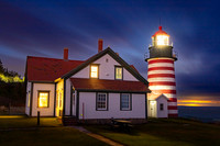 After Dark at West Quoddy Head #DT-0187