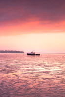 Lincolnville Lobster Boat Sunrise #DT-0147