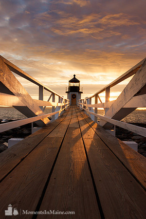 Golden Light at Marshall Point #DRW-045